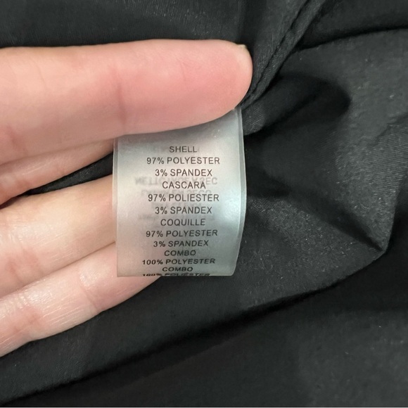 Vince Camuto Sheer Illusion Short Sleeve Crepe Chiffon Sheath Career Dress - Picture 14 of 14